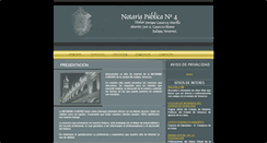 Desktop Screenshot of notaria4.xalapa.com