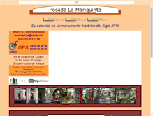 Tablet Screenshot of lamariquinta.xalapa.net